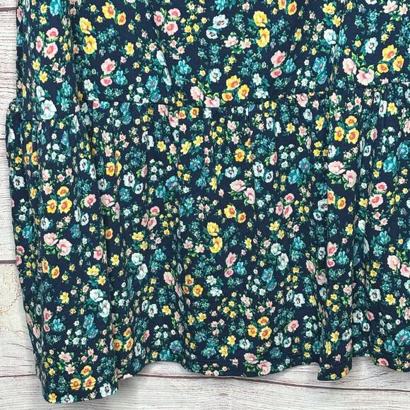 Lane Bryant Sleeveless Square Neck Floral Peplum Tank Top Size 26/28 Plus New - Picture 6 of 15